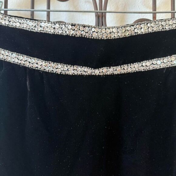Vintage custom tailored velvet skirt for a celebrity award show. size medium. - Picture 4 of 5